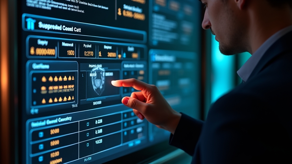 Security review scene for a casino withdrawal request